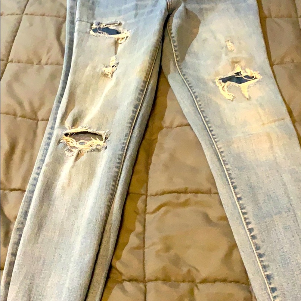 not ripped jeans